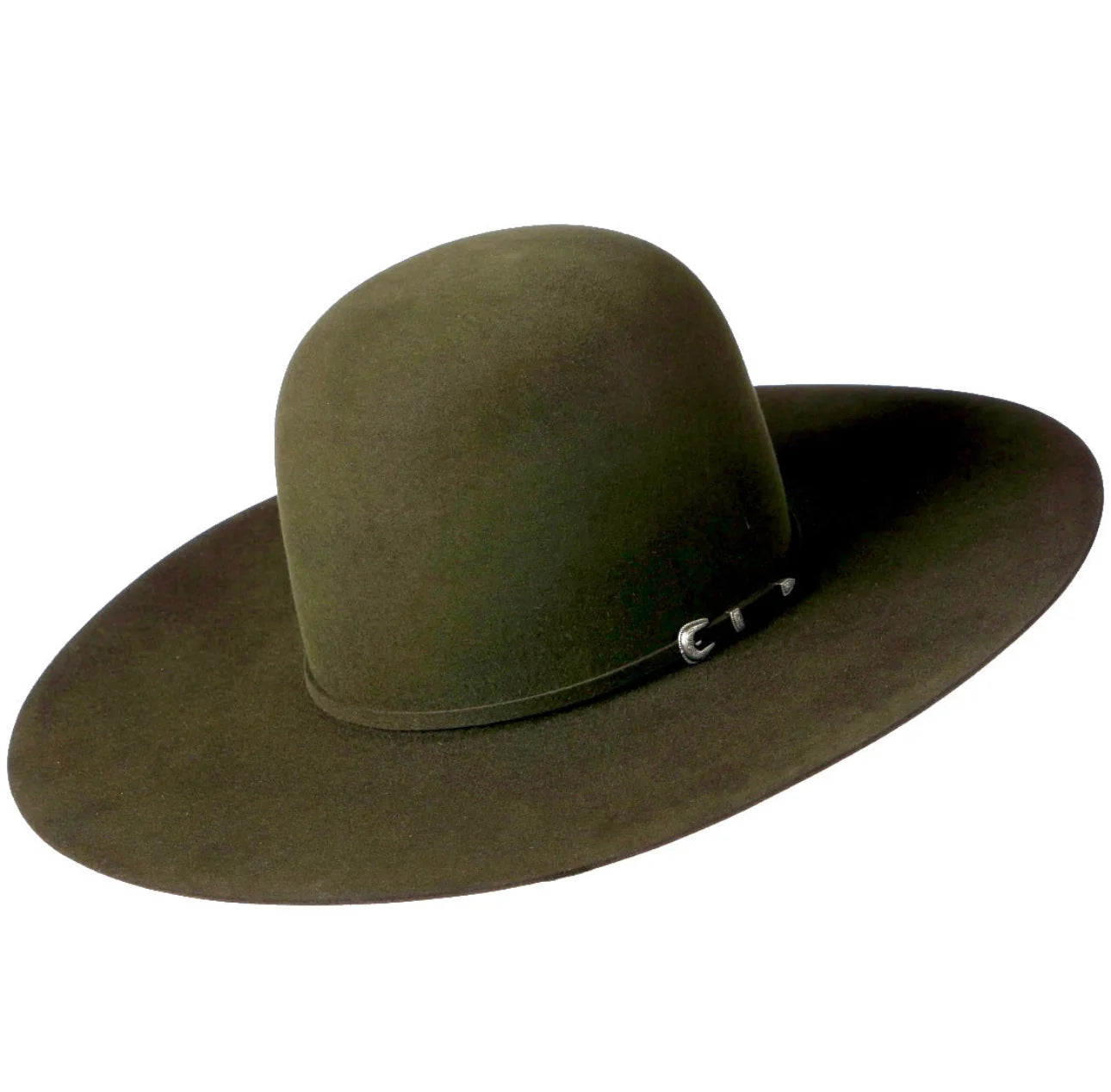 Private Label | Open Crown | 4 1/4" Brim | Moss