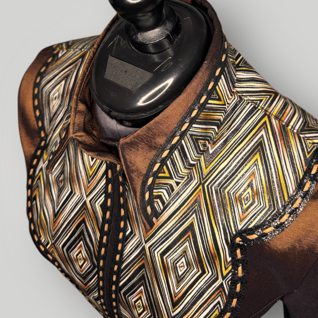 Chocolate Taffeta all day shirt