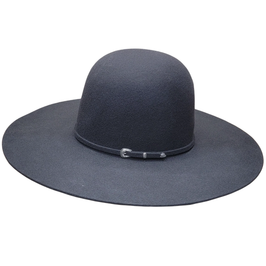 Rodeo King 3X | Open Crown | 4 1/2" Brim | Charcoal