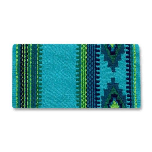 Mayatex 1461-6 Firecracker Saddle Blanket TURQ GREEN