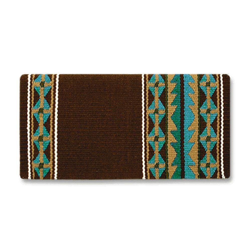 1448-5 New Pueblo 38X34 NEW ZEALAND WOOL SADDLE BLANKET