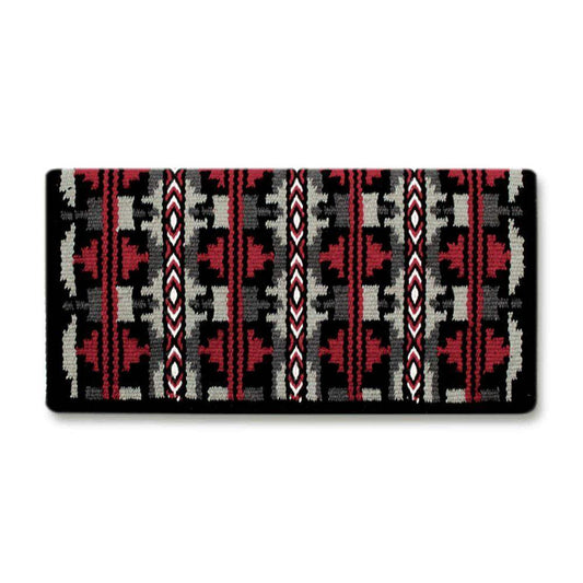 1464-11 Broken Arrow 38X34 NEW ZEALAND WOOL SADDLE BLANKET