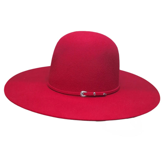 Rodeo King 3X | Open Crown | 4 1/2" Brim | Red