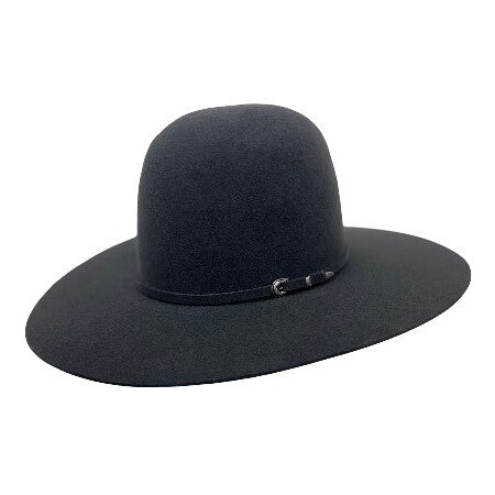 Private Label | Open Crown | 4 1/4" Brim | Charcoal